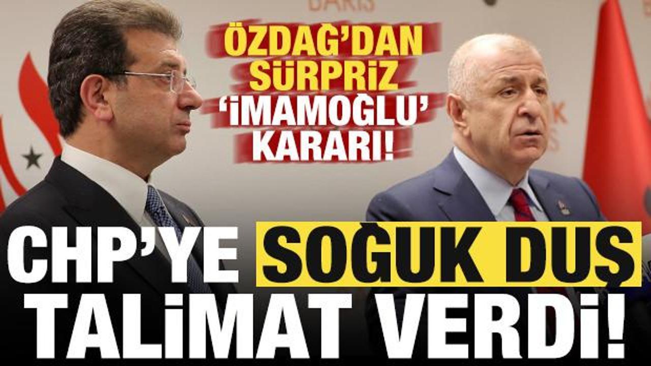 İmamoğlu için toplanacak CHP'ye Ümit Özdağ'dan soğuk duş!