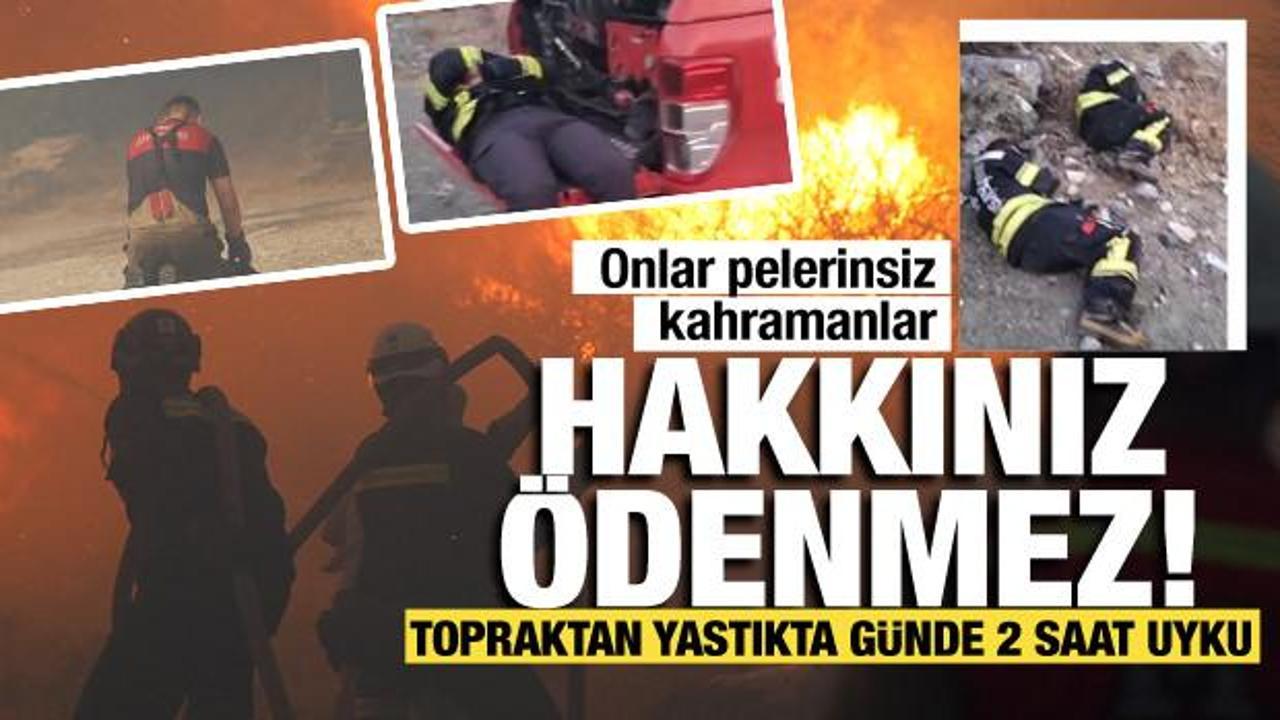 Kahramanların alevlerle insanüstü mücadelesi! Yastıkları topraktan, sofraları külden...
