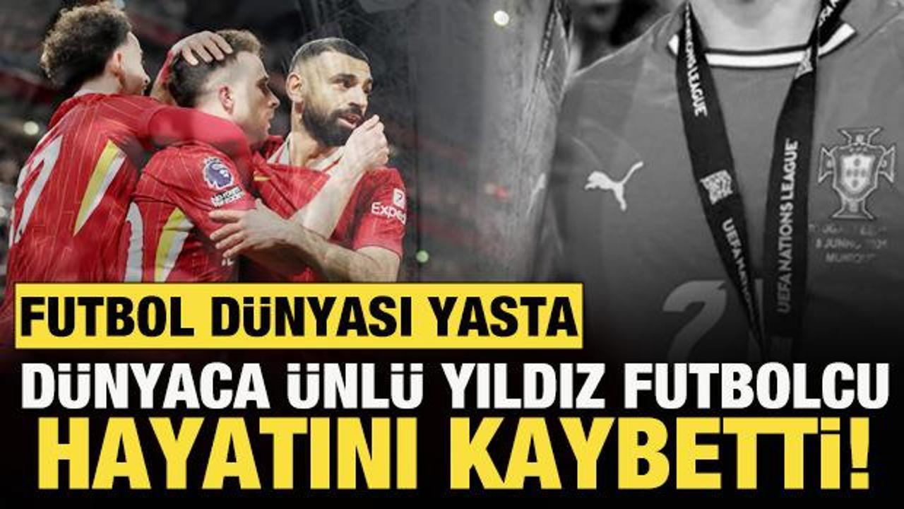 Liverpool'un d&uuml;nyaca &uuml;nl&uuml; yıldız futbolcusu Diogo Jota hayatını kaybetti