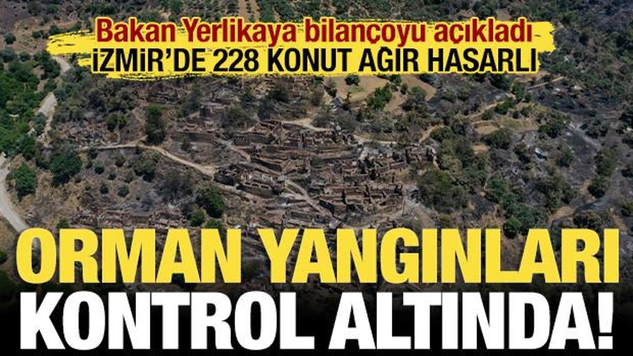 Orman yangınları kontrol altında: Bakan Yerlikaya'dan açıklama!