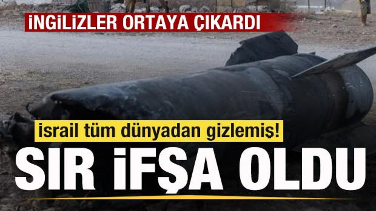 Sır ifşa oldu! İsrail t&uuml;m d&uuml;nyadan gizlemiş! İngilizler ortaya &ccedil;ıkardı! 