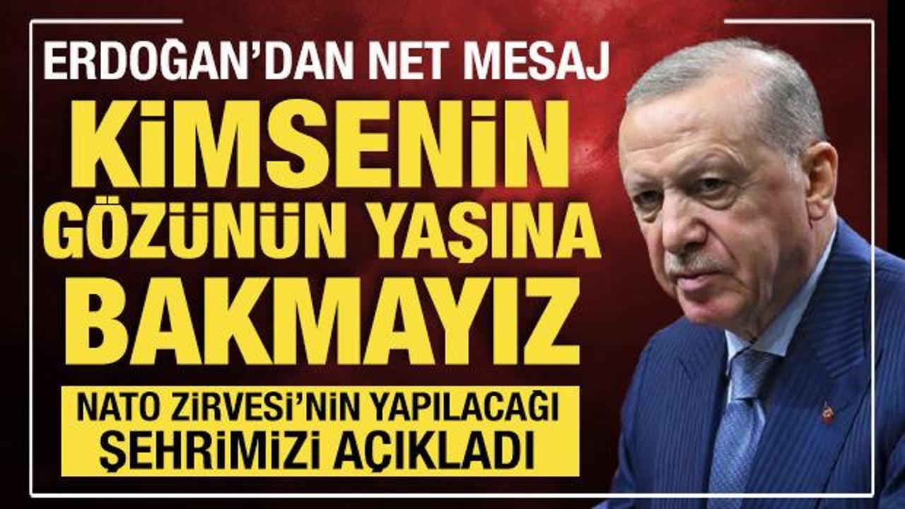 Son Dakika: Cumhurbaşkanı Erdoğan'dan sert mesaj: Kimsenin gözünün yaşına bakmayız!
