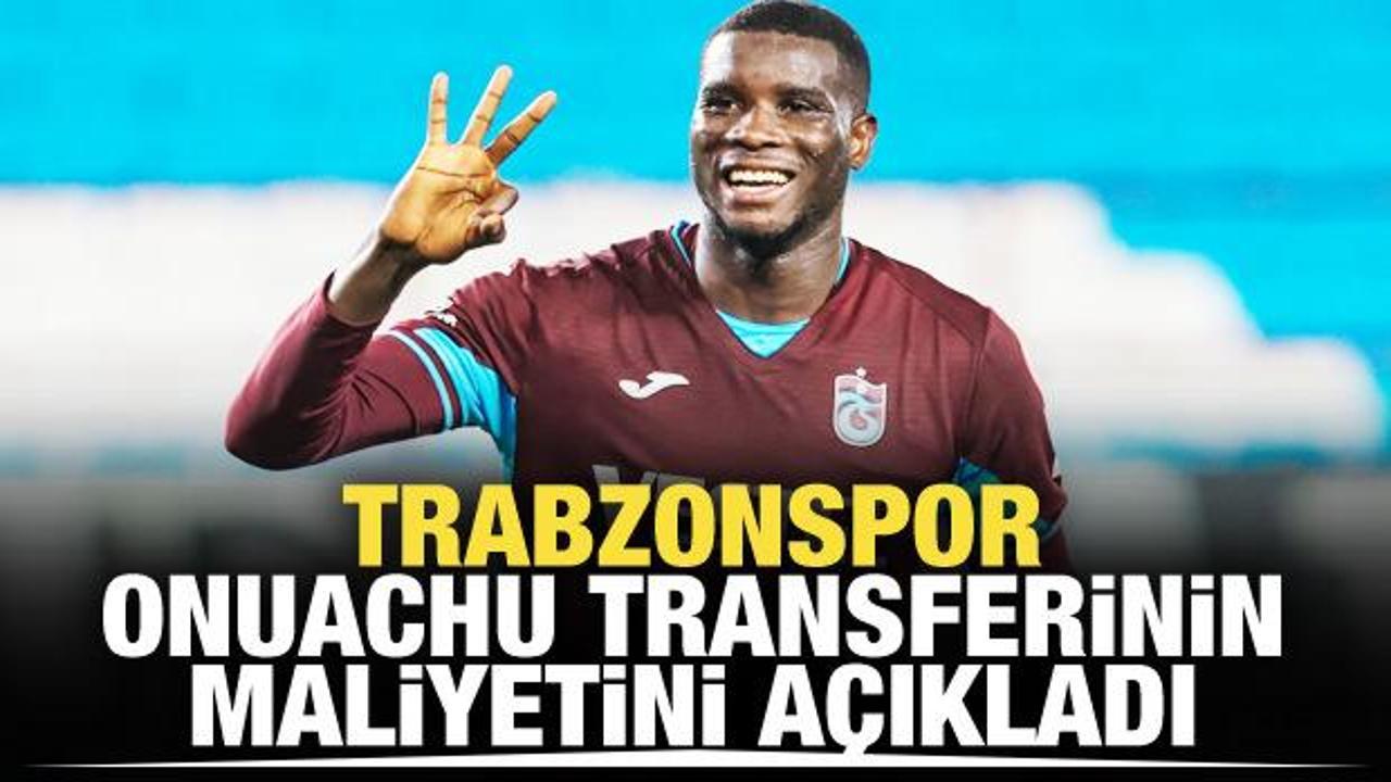 Trabzonspor Onuachu'yu KAP'a bildirdi