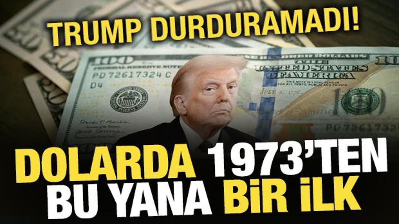 Trump durduramadı! ABD dolarında 1973'ten bu yana bir ilk