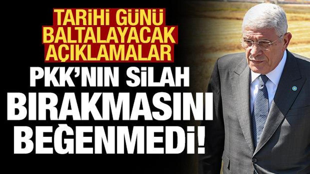 Dervişoğlu, PKK'nın silah bırakmasını beğenmedi: Tepki çeken 'tiyatro' sözleri