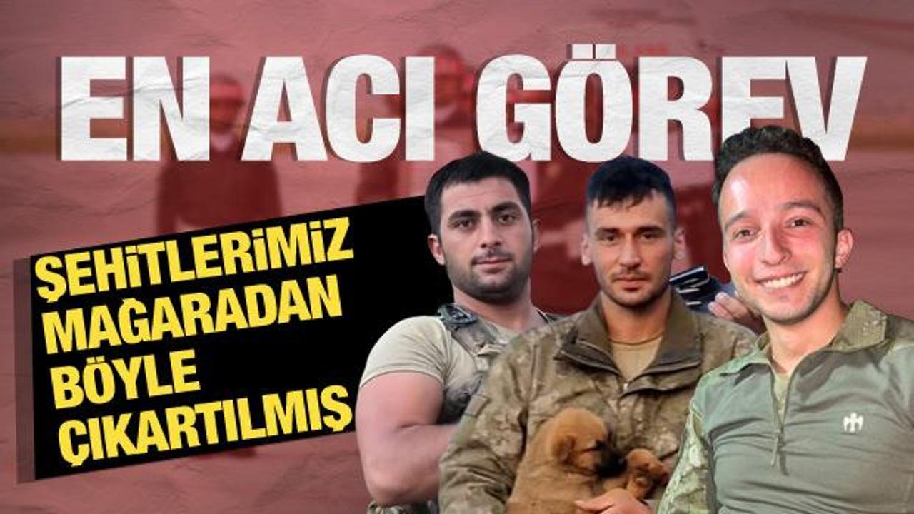 Metan gazı faciasında yeni detay: Askerlerimiz mağaradan böyle çıkartılmış!