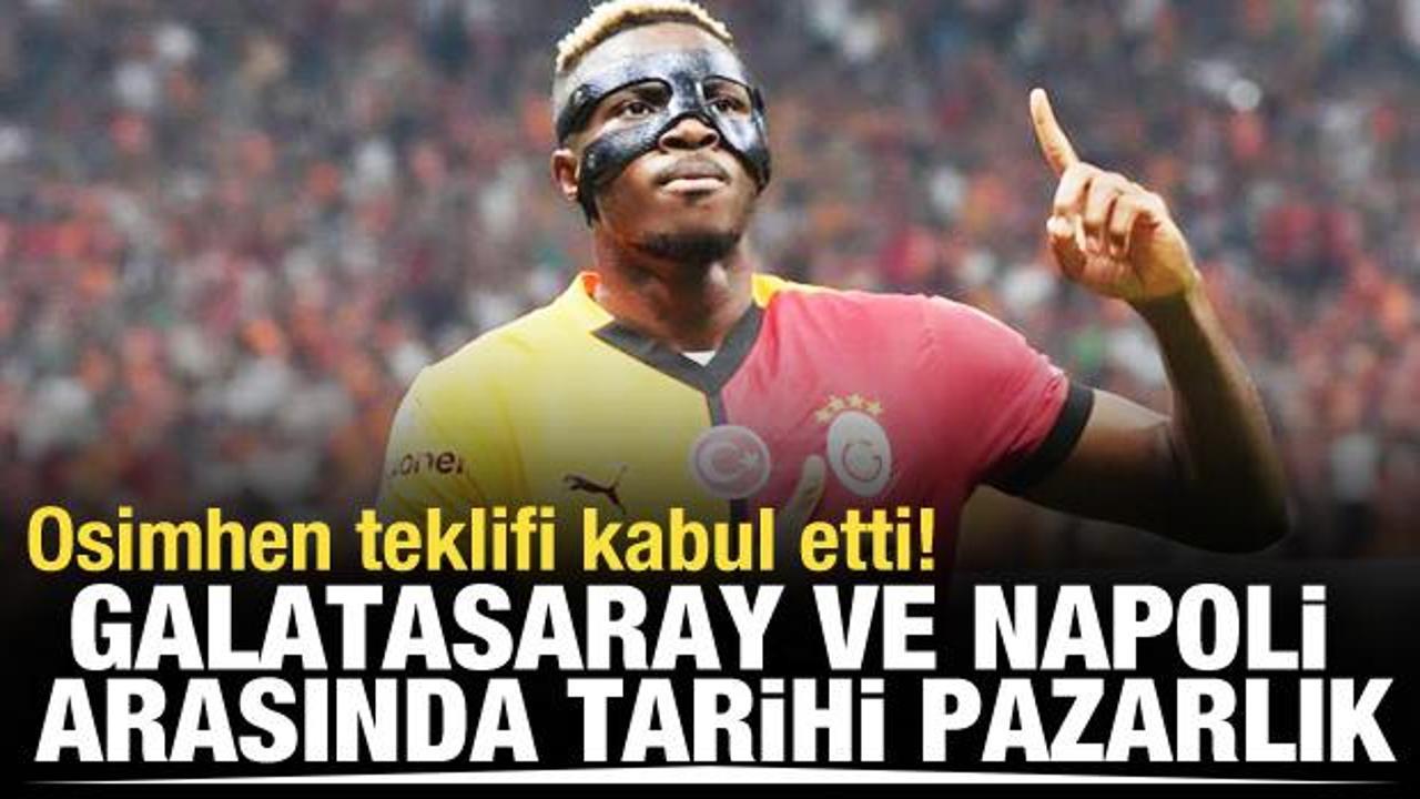 Osimhen artık an meselesi! Galatasaray'ın teklifini kabul etti