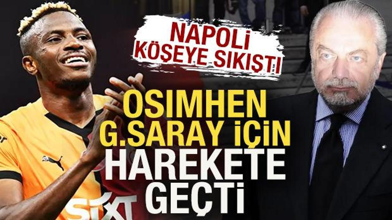 Osimhen, Galatasaray için harekete geçti! Napoli köşeye sıkıştı