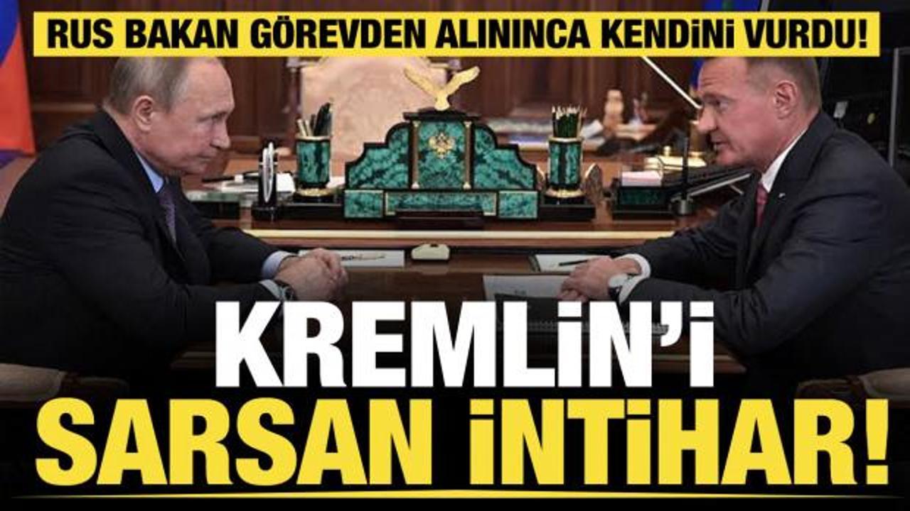 Son dakika... Rus bakan görevden alınınca kendini vurdu! Kremlin'i sarsan intihar!