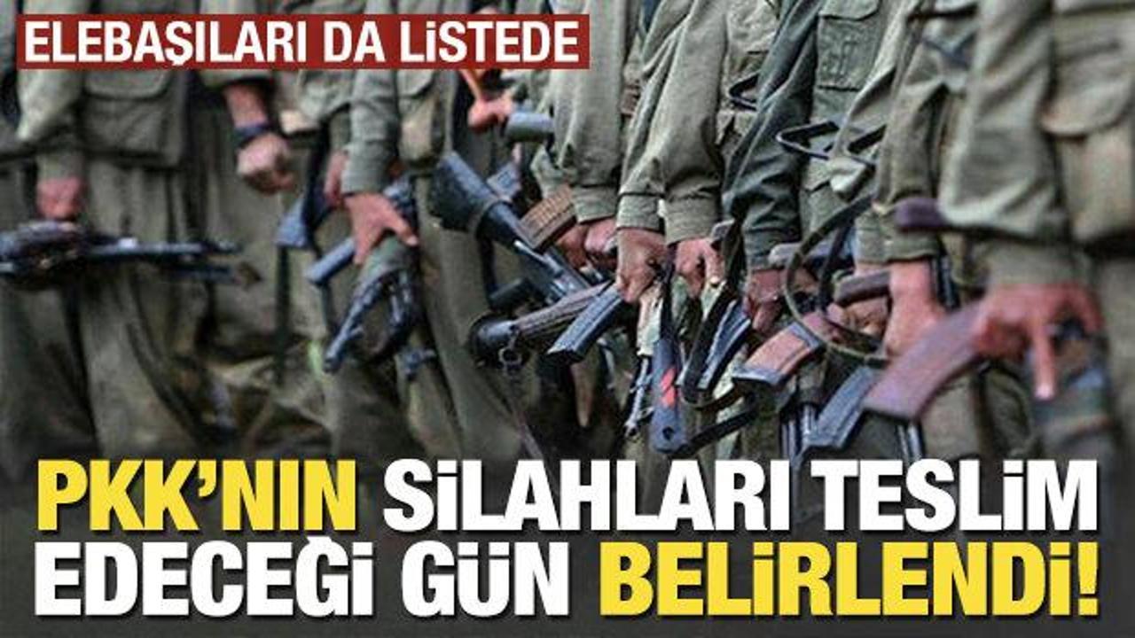 Takvim netleşti: PKK'nın silahları teslim edeceği gün belirlendi