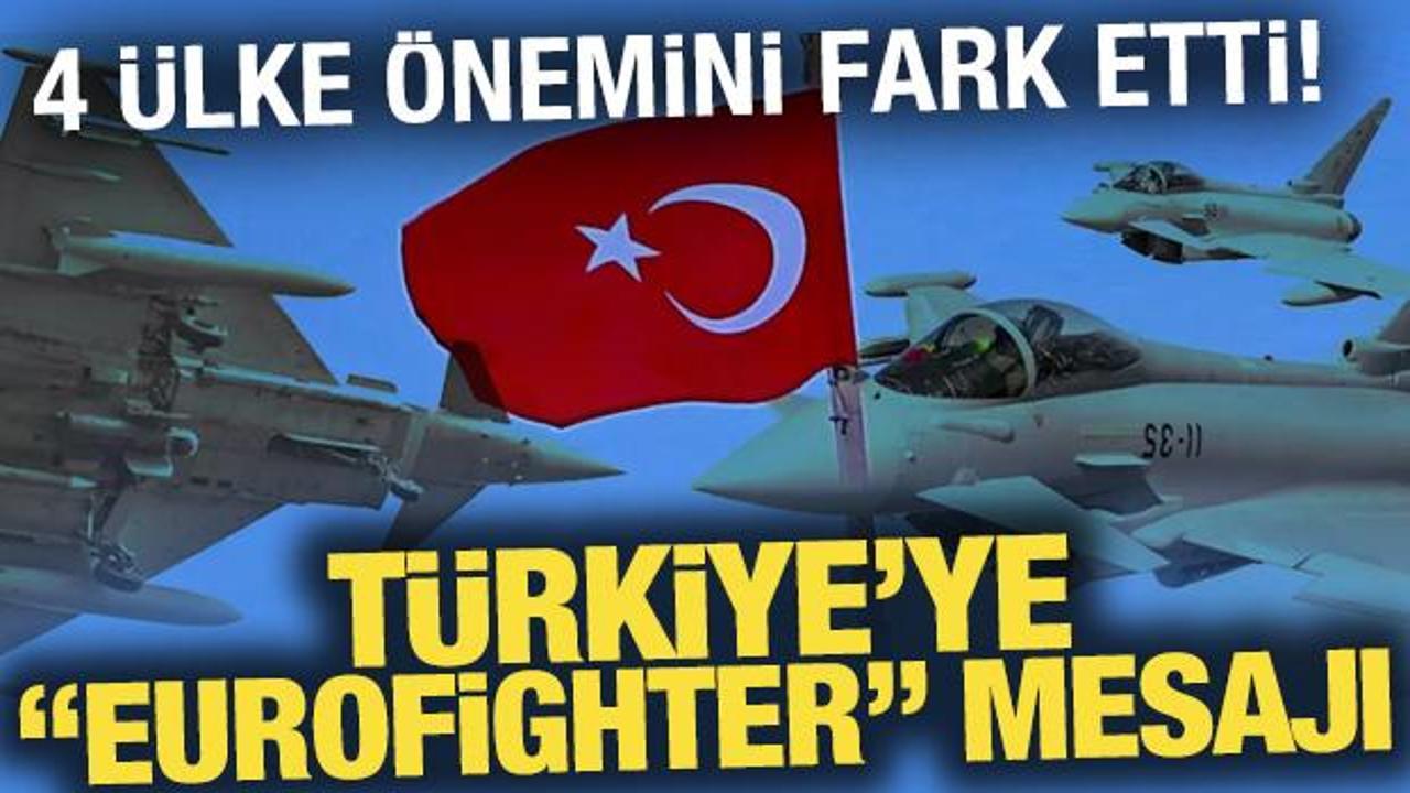 Türkiye’ye 'Eurofighter' mesajı: Görüşmeler pozitif seyrediyor