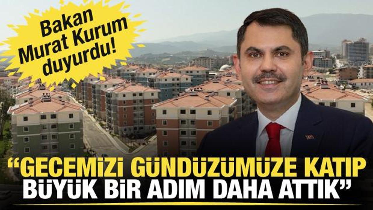 Bakan Kurum: Hatay’da 500 Evler’i de tamamladık