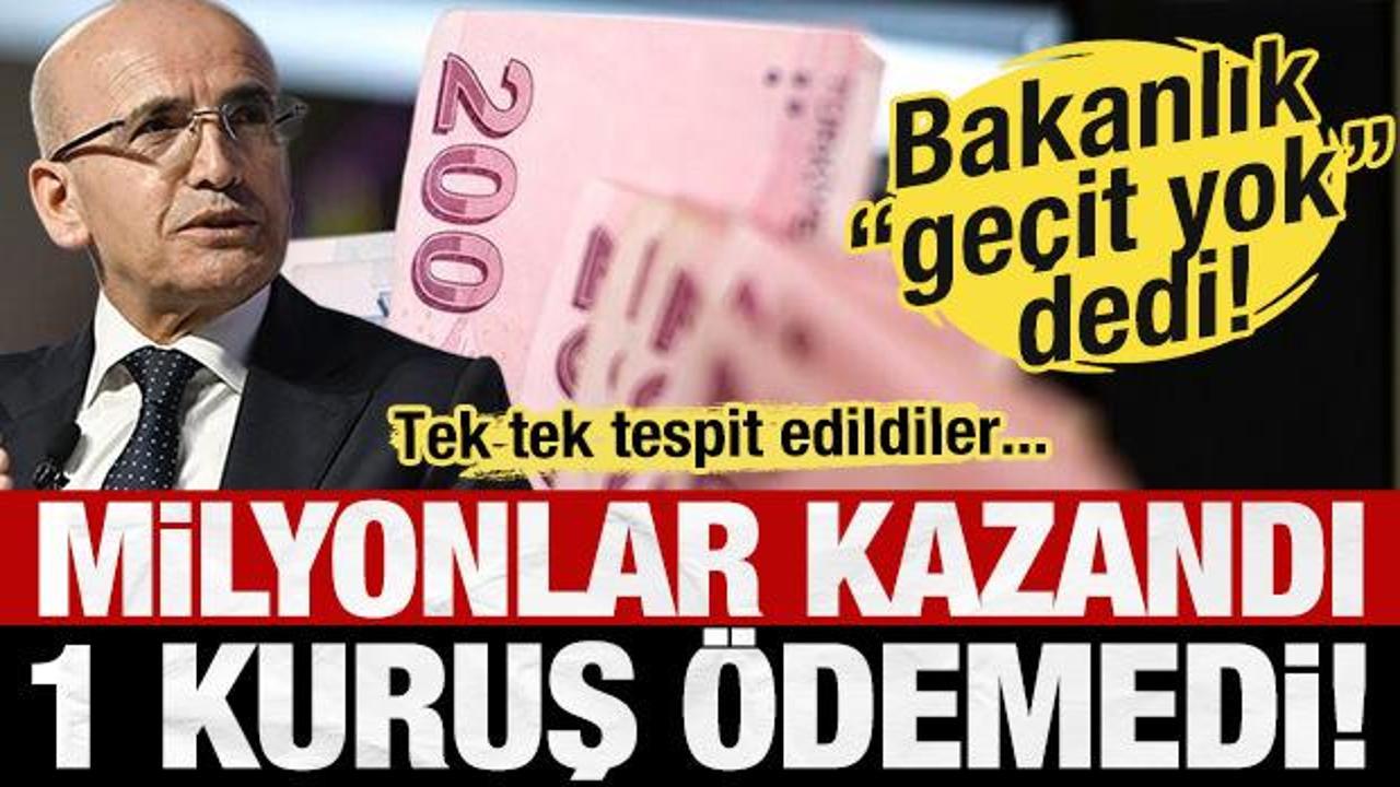 Bakanlık tek tek tespit etti! Milyonlar kazandı 1 kuruş vergi vermedi...