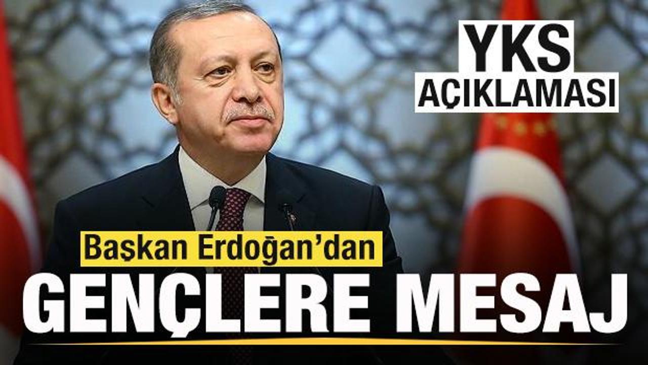 Başkan Erdoğan'dan YKS paylaşımı! Gençlere mesaj