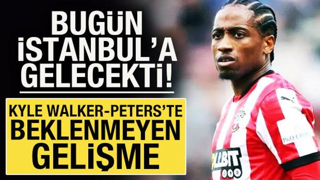 Bugün İstanbul'a gelecekti! Kyle Walker-Peters'ta beklenmeyen gelişme