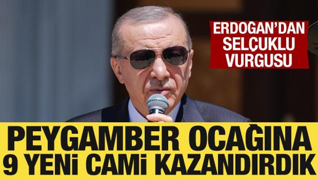 Cumhurbaşkanı Erdoğan, 6 yeni caminin a&ccedil;ılış t&ouml;renine katıldı
