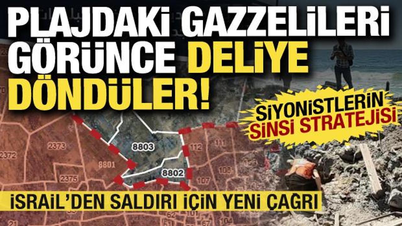 İsrail'den Gazze'ye yeni saldırı çağrısı: Plajdaki Gazzelileri görünce deliye döndüler!
