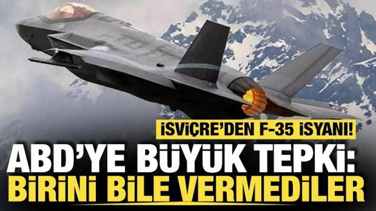 İsvi&ccedil;re'de ABD'nin savaş u&ccedil;aklarında yaptığı fiyat artışı g&uuml;ndemde
