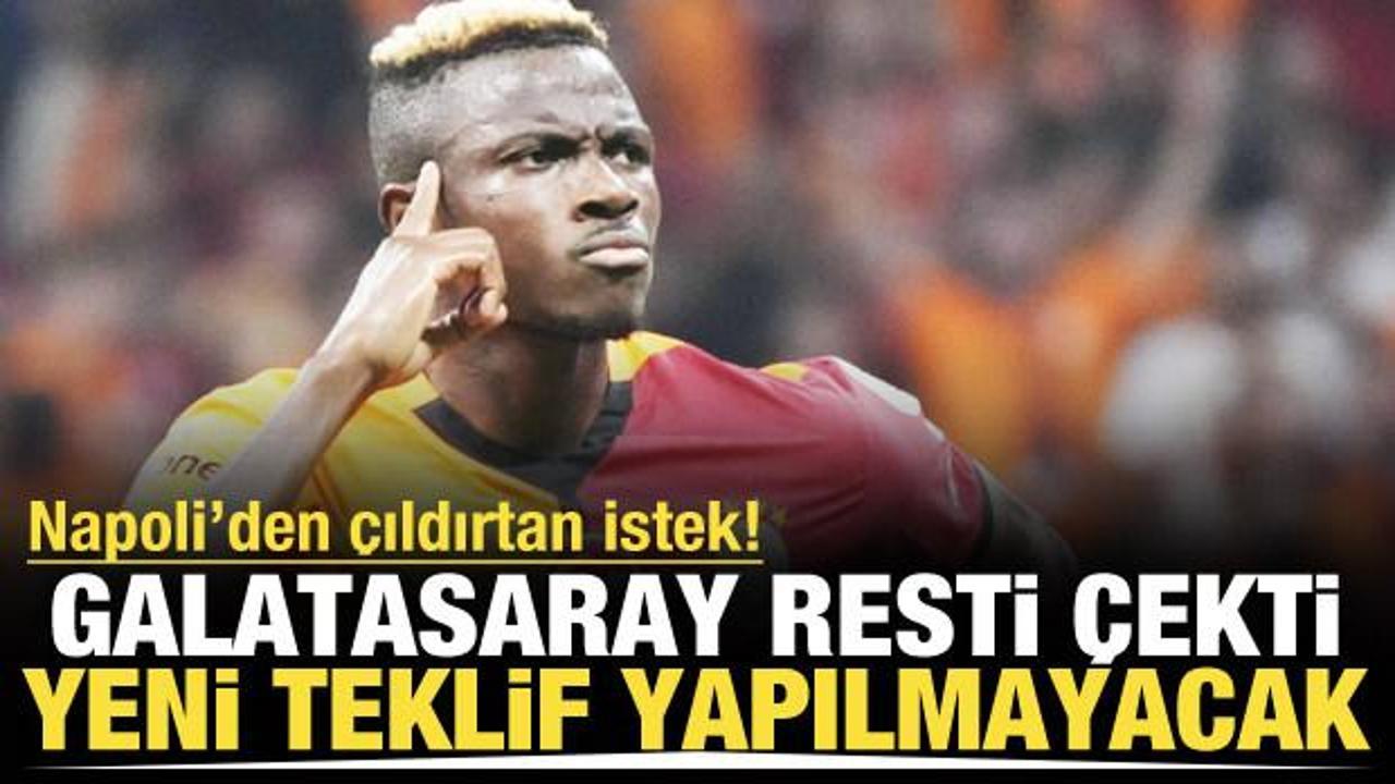 Napoli'den Galatasaray'ın teklifine cevap! İtalyanlardan şok eden istek