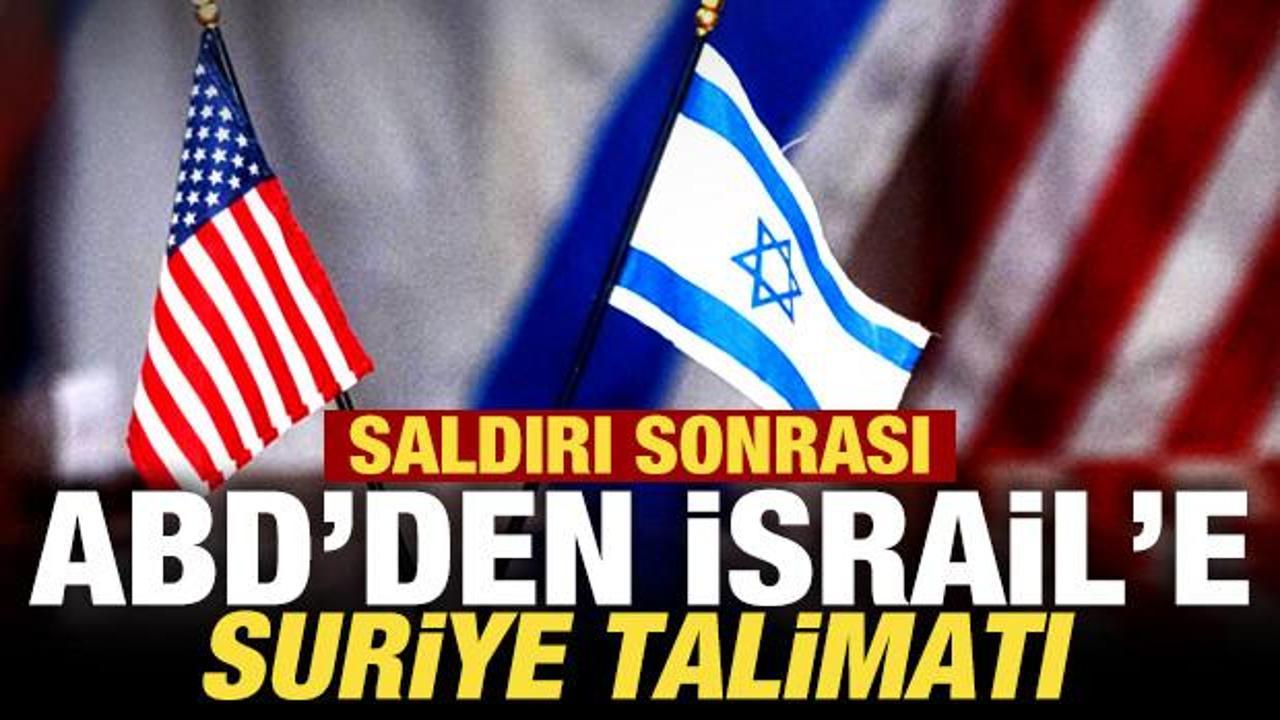 Son dakika: ABD'den, İsrail'e Suriye talimatı! Trump: Saldırıları durdur