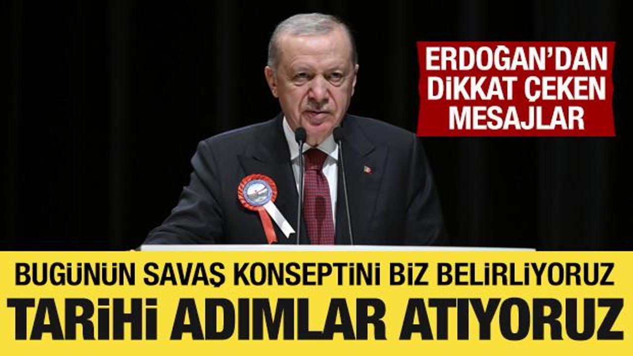 Son Dakika: Cumhurbaşkanı Erdoğan: Tarihi adımlar atıyoruz!