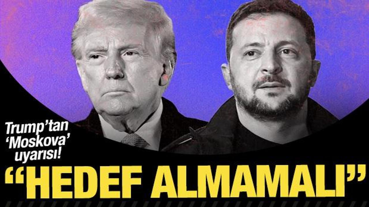 SON DAKİKA: Trump: Zelenski, Moskova'yı hedef almamalı