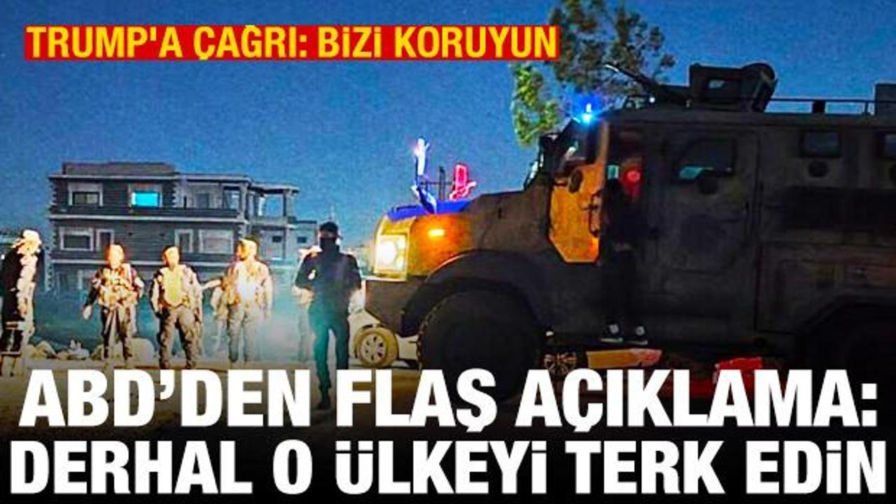 ABD'den Suriye &ccedil;ağrısı: &Uuml;lkeyi terk edin