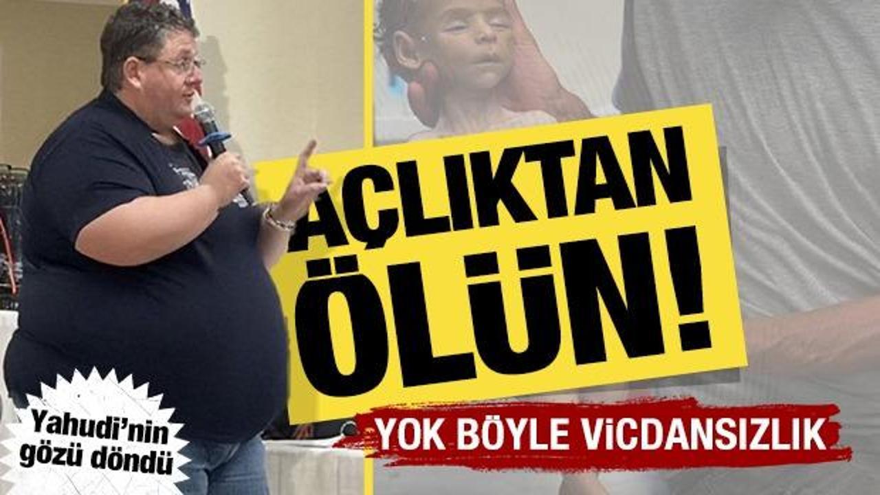 ABD’li Yahudi’den insafsız sözler: İsrailli rehineler bırakılana kadar açlıktan ölün!