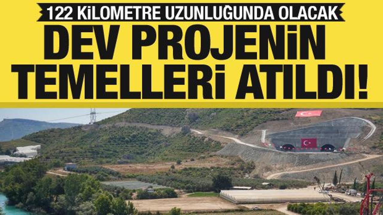 Antalya-Alanya otoyolu'nun temeli atıldı! 'Türkiye yüzyılı'nın stratejik adımlarından'