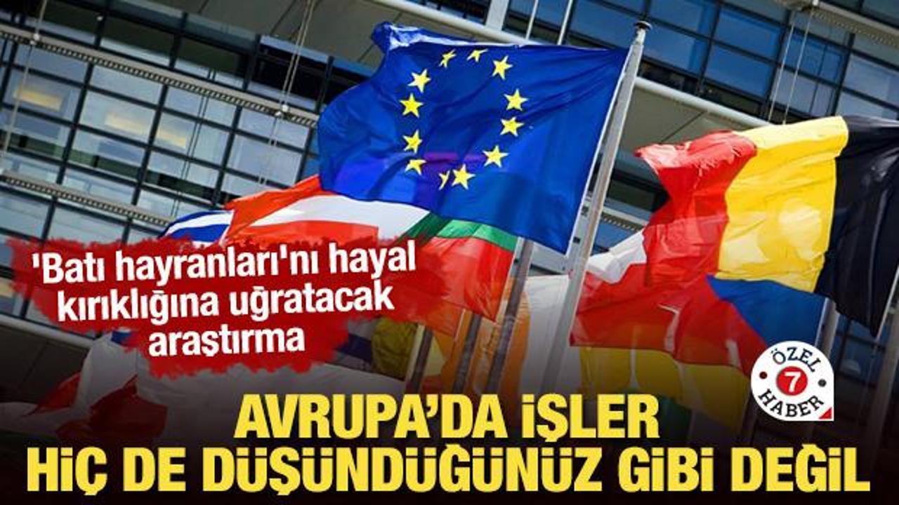 'Batı hayranları'nı hayal kırıklığına uğratacak araştırma: Avrupa 'yolsuzluk' batağında!