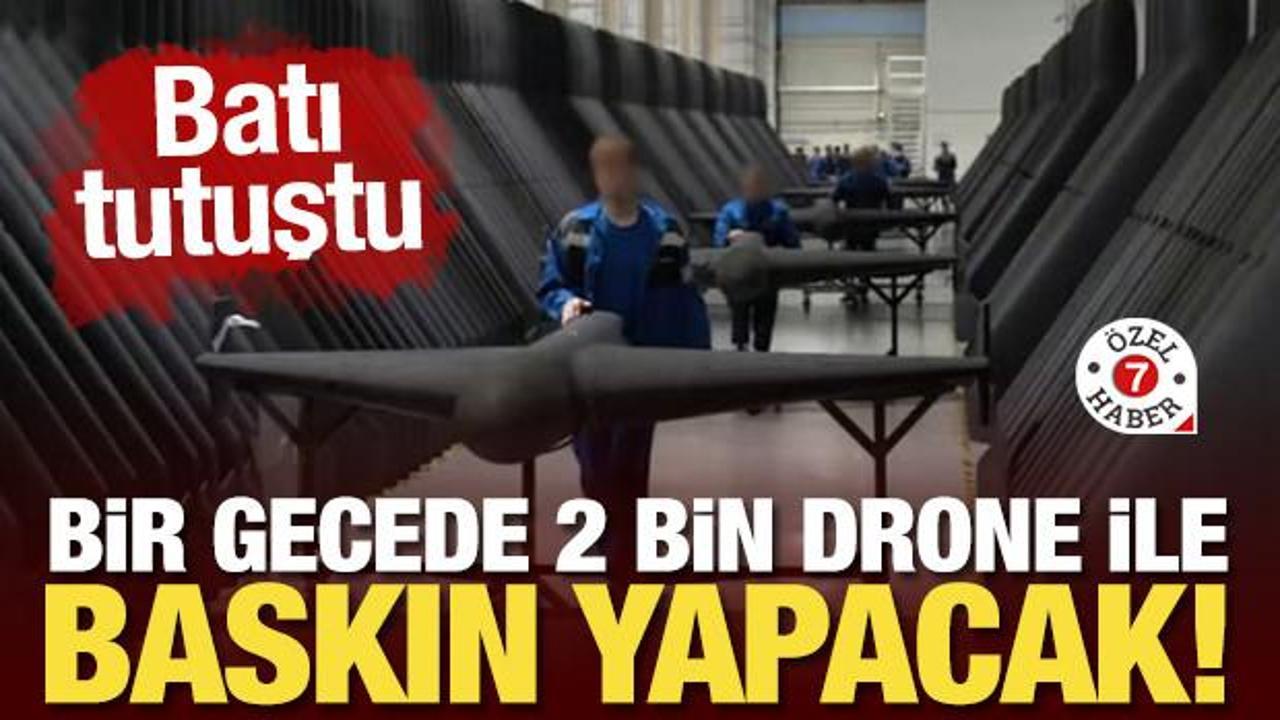 Batı tutuştu: Bir gecede 2 bin drone ile baskın yapacak!