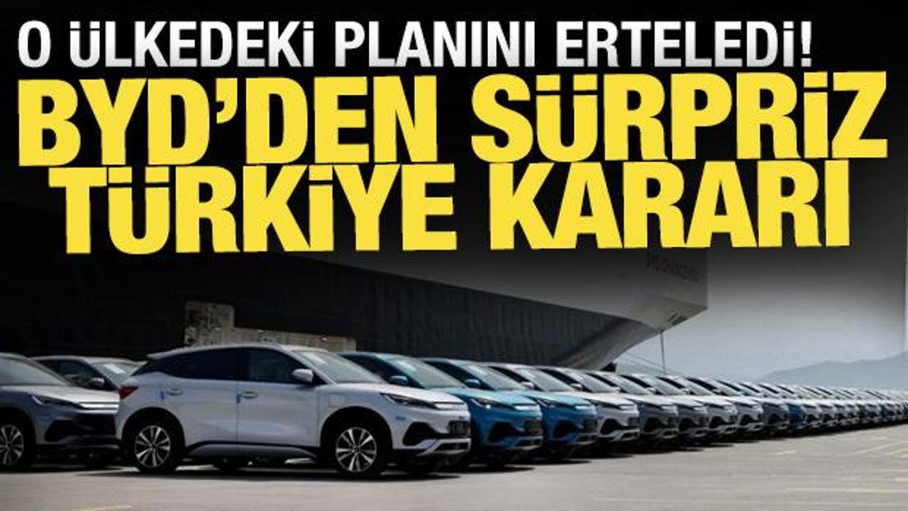 BYD, Macaristan yerine önceliği Türkiye'ye verdi