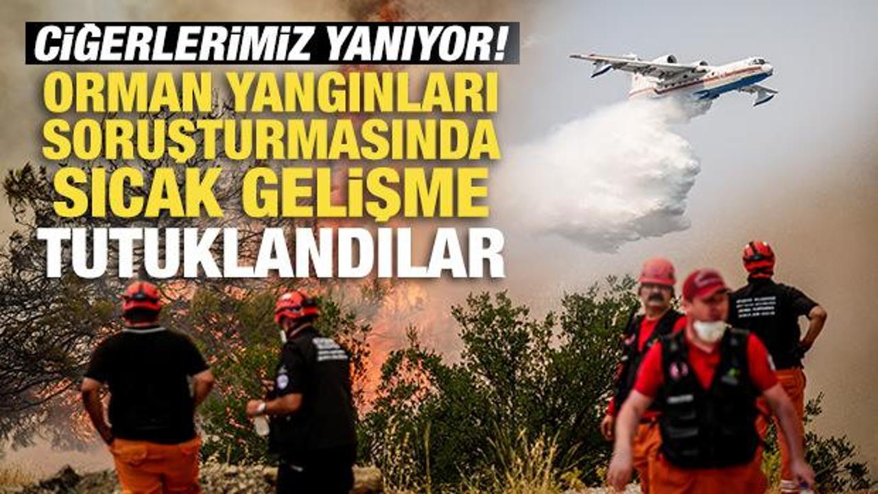 Ciğerlerimiz yanıyor! jandarma yakaladı... 3 kişi tutuklandı