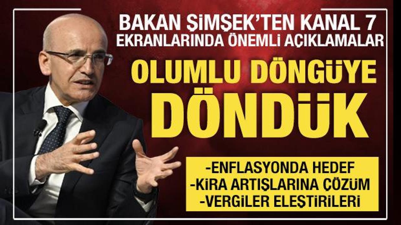 Son Dakika: Bakan Şimşek'ten enflasyon ve kira zammı açıklaması