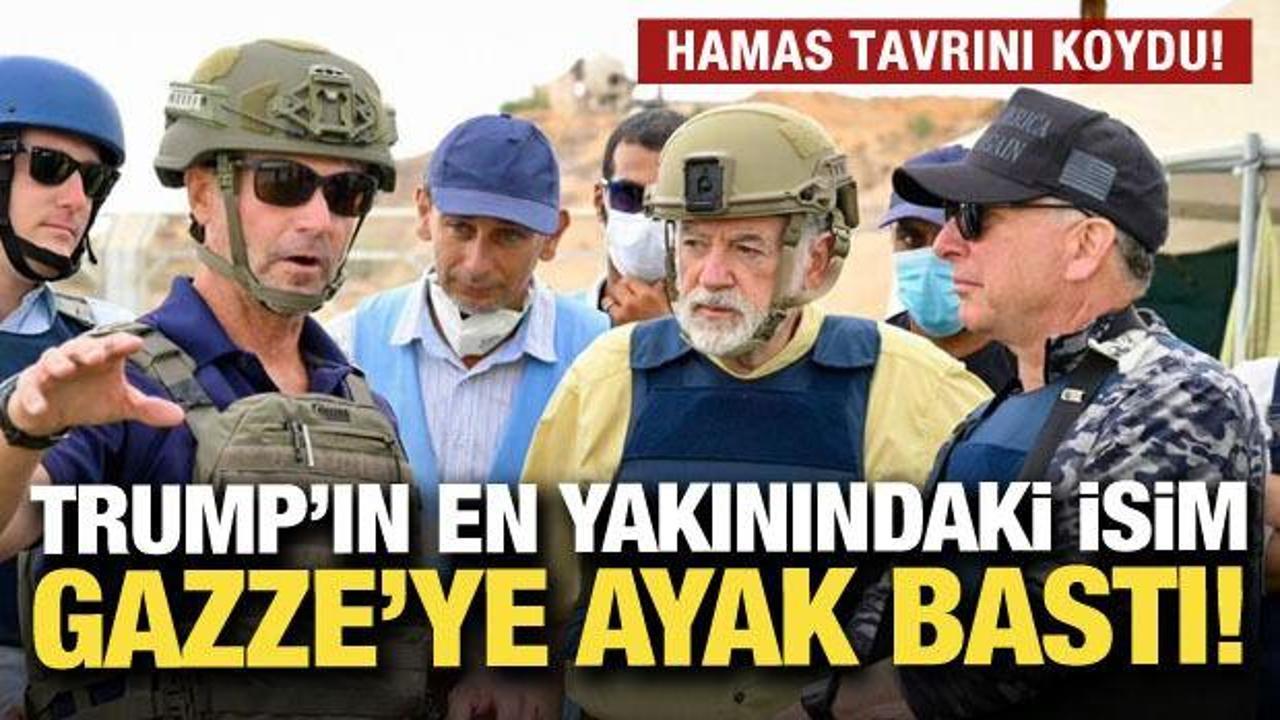 ABD Ortadoğu Özel Temsilcisi Steve Witkoff Gazze’ye gitti! Hamas’tan açıklama…