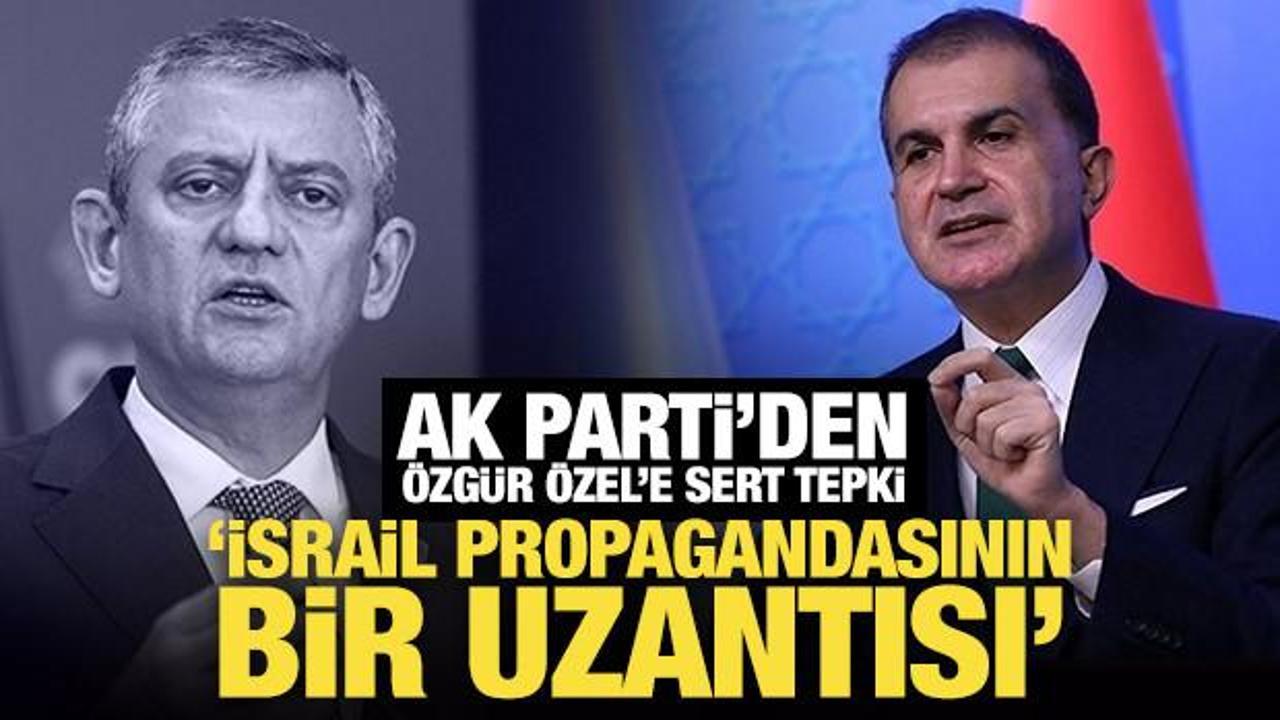AK Parti'den Özgür Özel'e Filistin tepkisi! İsrail propagandasının bir uzantısı