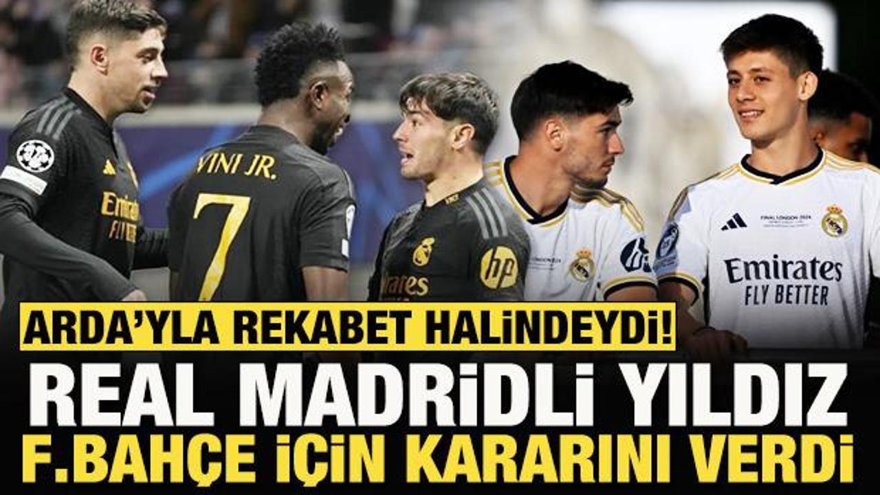 Arda G&uuml;ler'le forma rekabetindeydi! Real Madridli yıldızdan Fenerbah&ccedil;e kararı