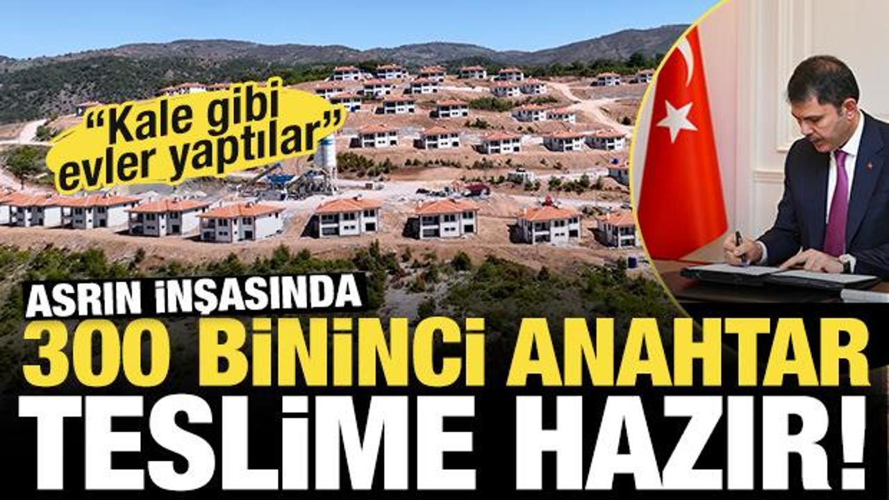 Asrın inşasında 300 bininci anahtar teslime hazır! Bulanık Köyü hayata yeniden başlıyor!