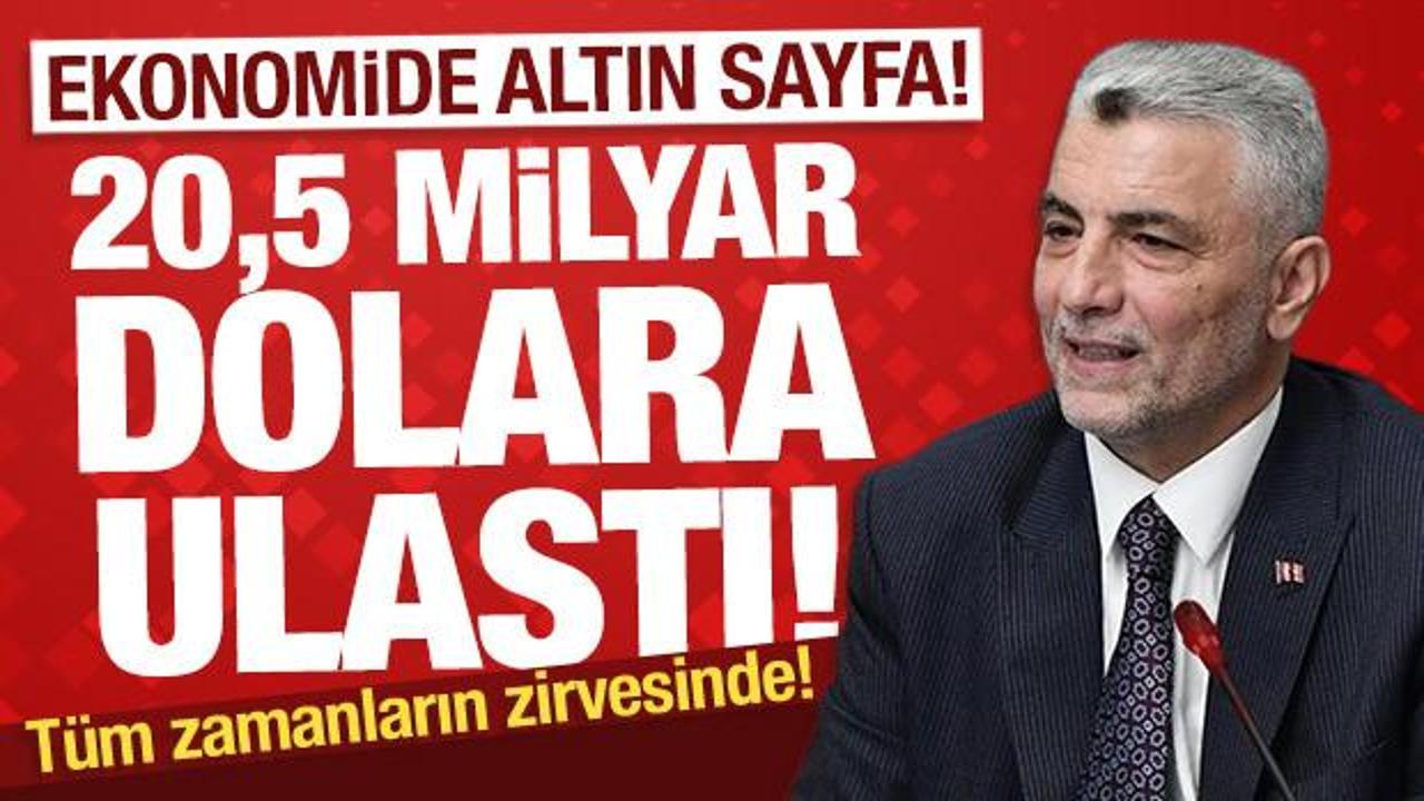 Bakan Bolat açıkladı: Yıllık ihracat artışı 20,5 milyar dolara ulaştı!