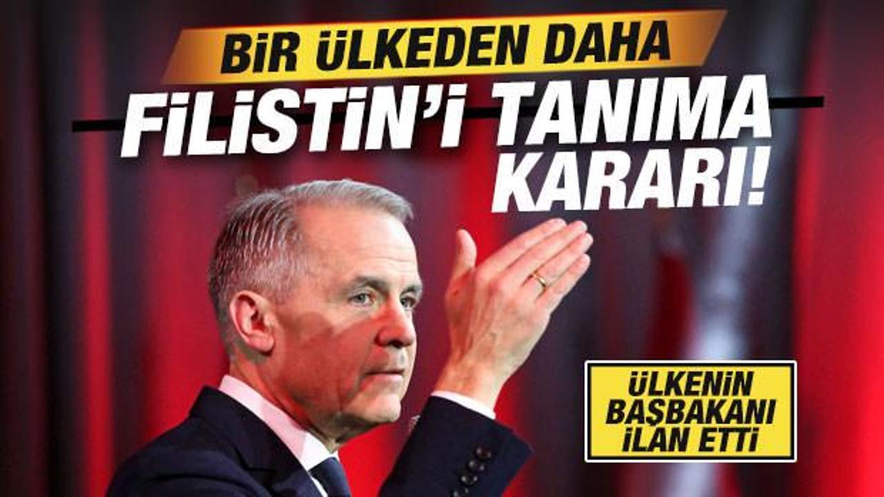 Kanada, Filistin'i tanıma kararı aldı! İsrail'den sert tepki