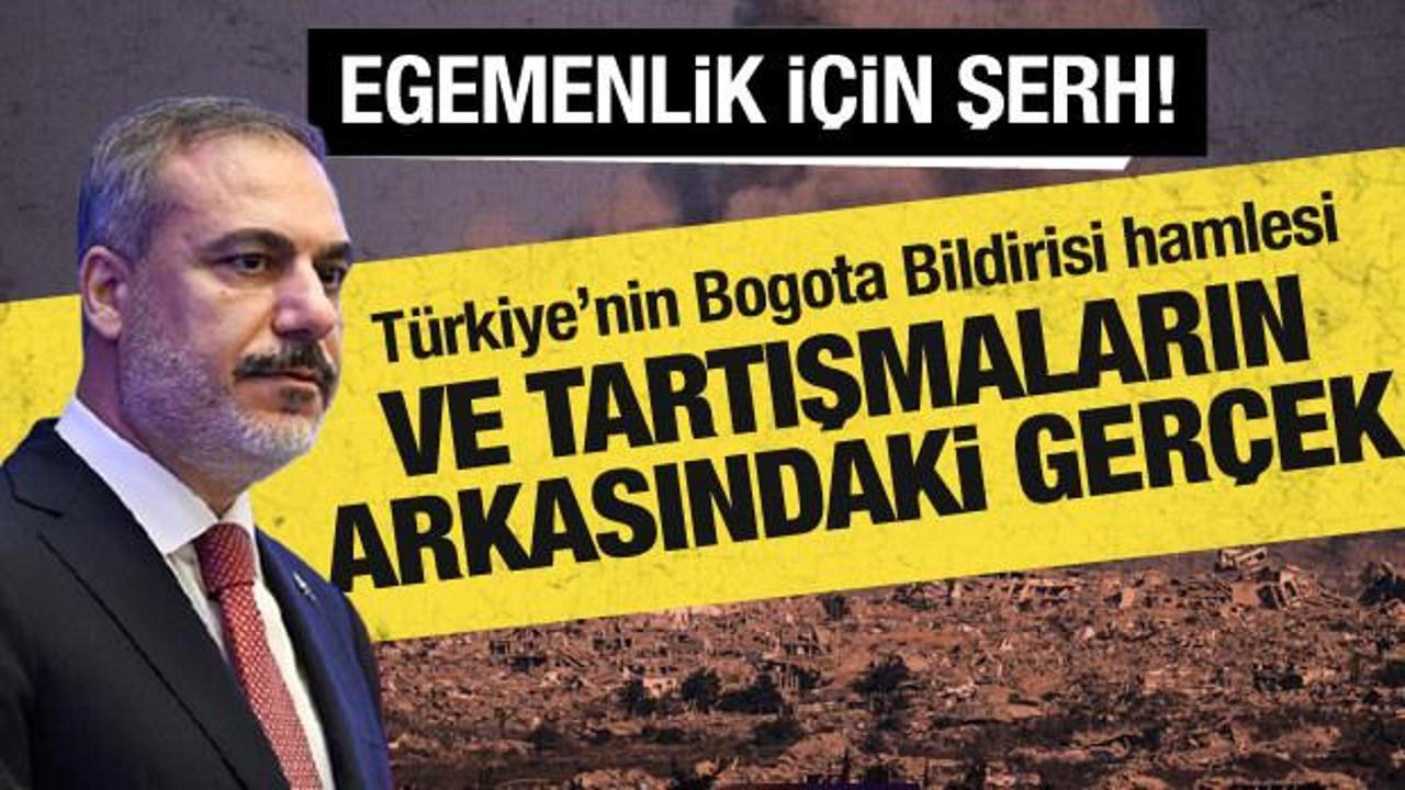 Bogota Bildirisi'nin perde arkası! Türkiye'nin neden şerh koyduğu ortaya çıktı