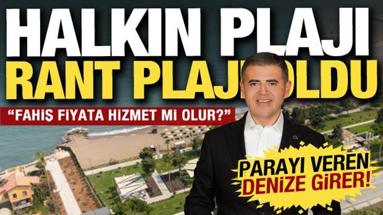 CHP'nin rant oyunu plajlara sıçradı! Düzenleme vaadiyle ücretsiz plajı lüks beach yaptılar