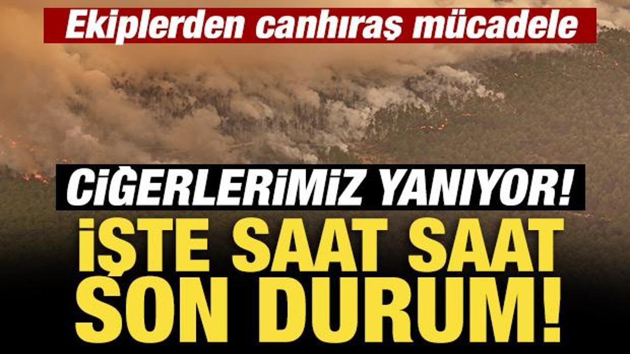 Ciğerlerimiz yanıyor: Ekiplerden canhıraş mücadele!... İşte saat saat son durum!