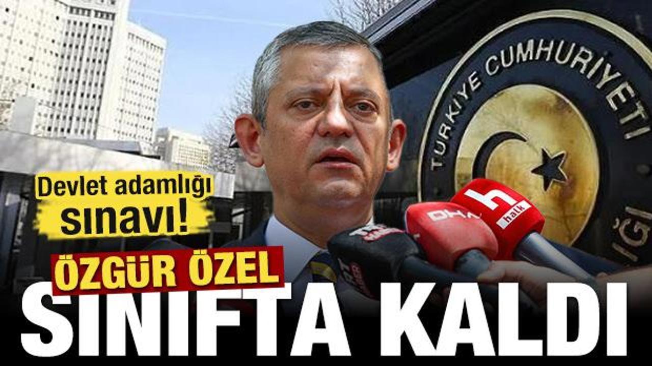 Devlet adamlığı sınavı: &Ouml;zg&uuml;r &Ouml;zel sınıfta kaldı