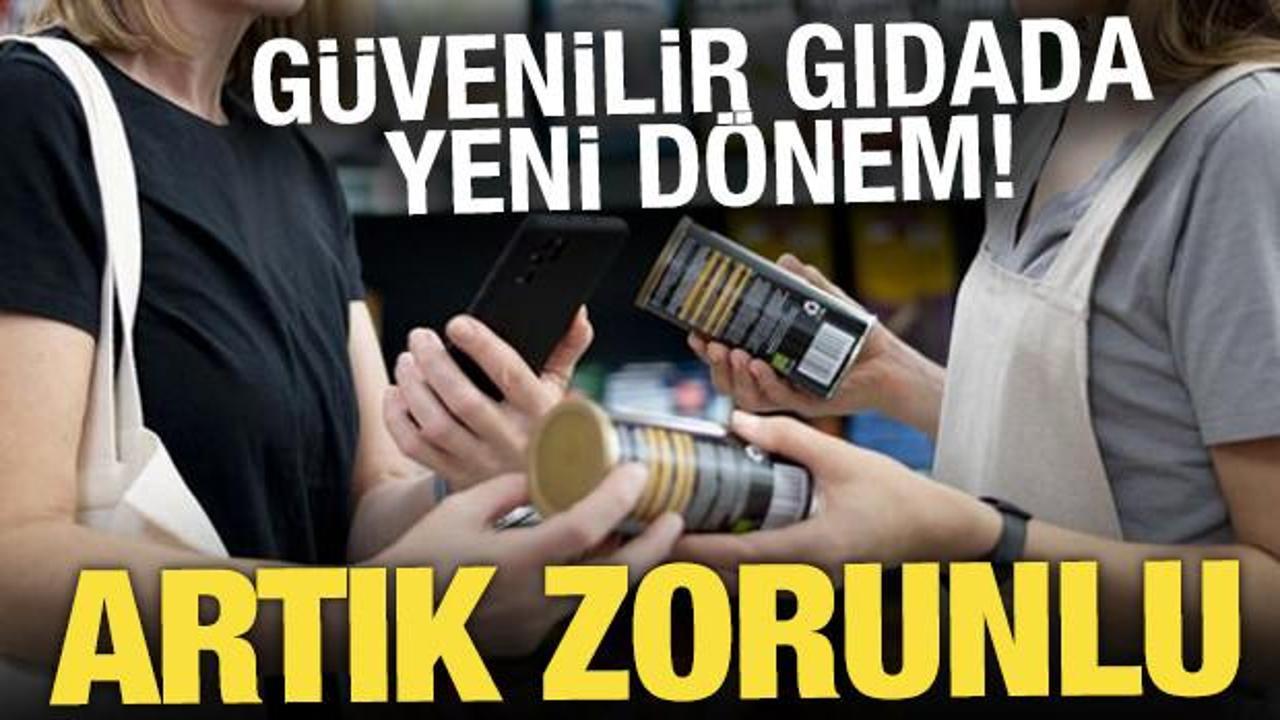 Gıda satış ve t&uuml;ketim yerlerinde "karekod" uygulaması başladı