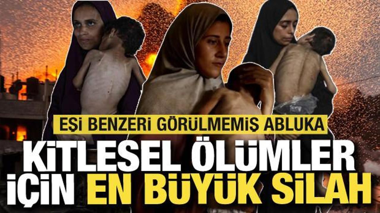 İsrail'in Gazze'ye karşı kullandığı en büyük silah: Ölümler günden güne artıyor!