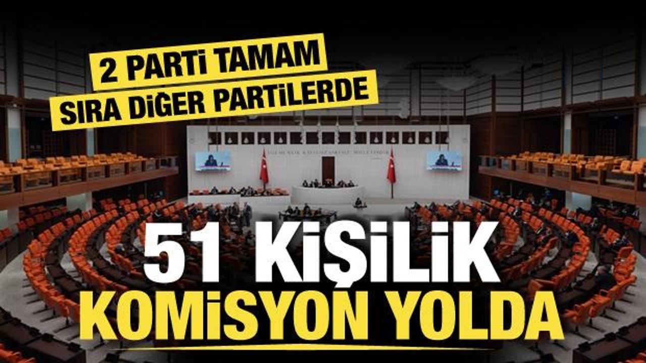 Meclis’te 51 kişilik komisyon şekilleniyor! MHP ve DEM Parti listeyi verdi, İYİ Parti yok