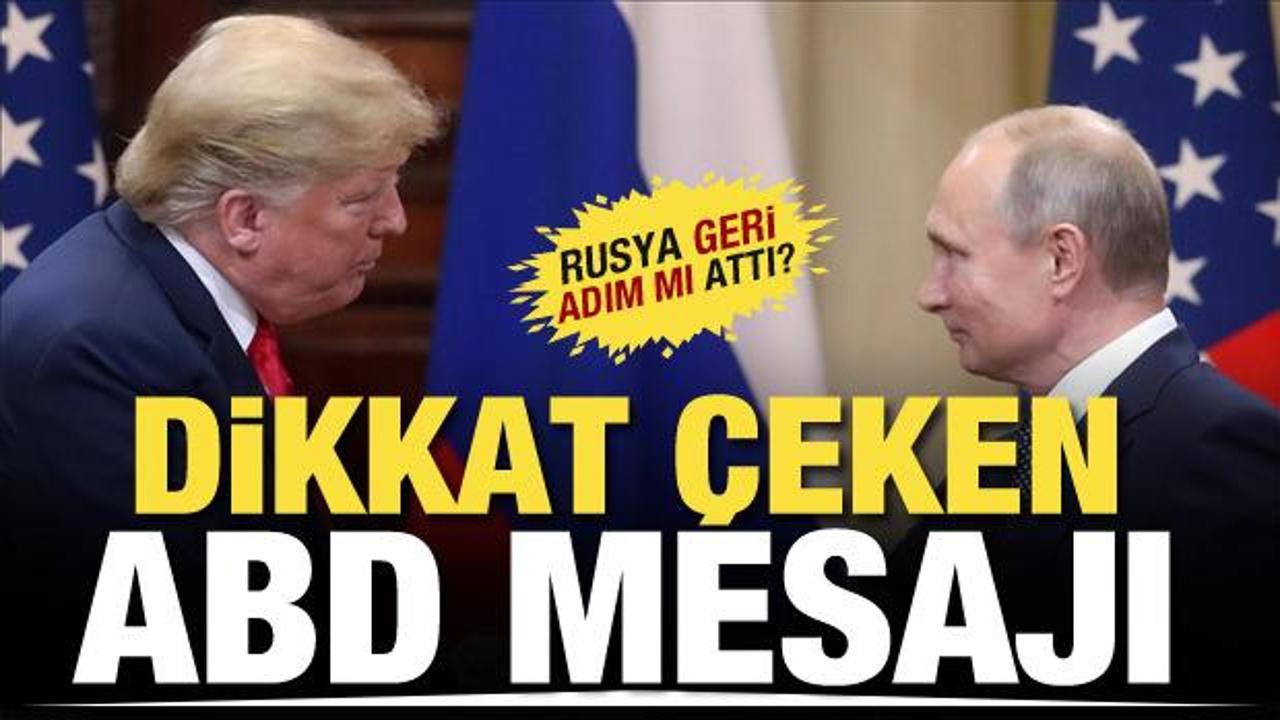 Rusya'dan dikkat çeken ABD açıklaması