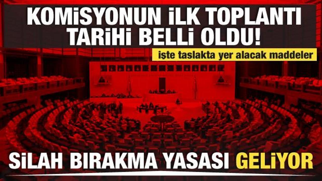 Terörsüz Türkiye Komisyonu'nda ilk toplantı tarihi belli oldu! İşte masadaki konular