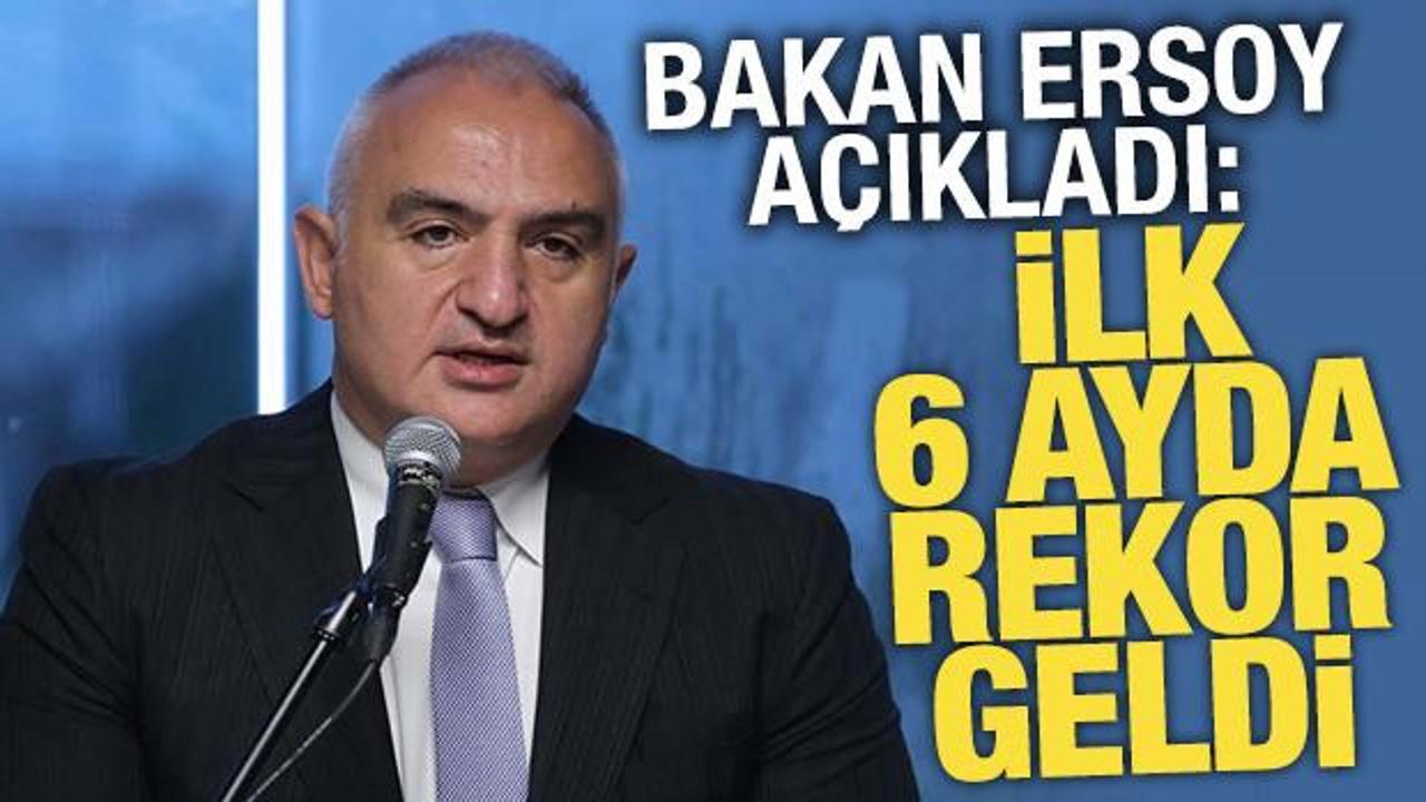 Turizm geliri ilk 6 ayda rekor kırdı! 26 milyar dolara yaklaştı